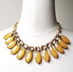 J.Crew Tan & Light Pink Statement Hold Necklace